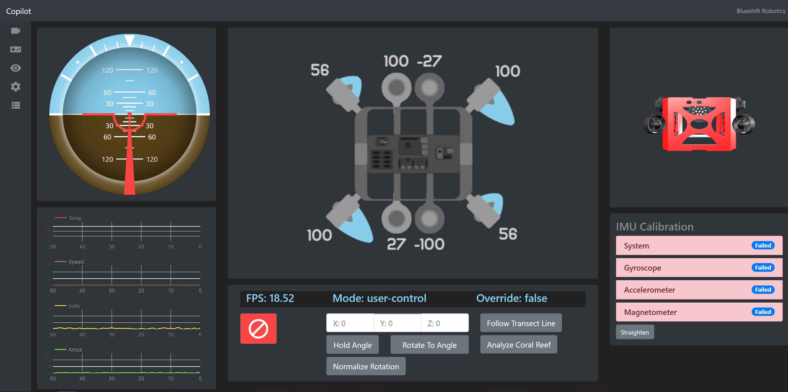 Main Control UI